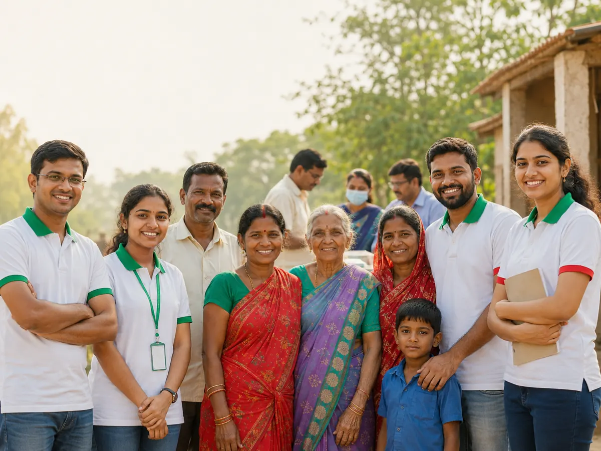 Trust volunteers and community members together