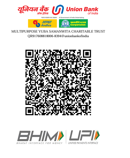 Official UPI QR code for MPYS Charitable Trust