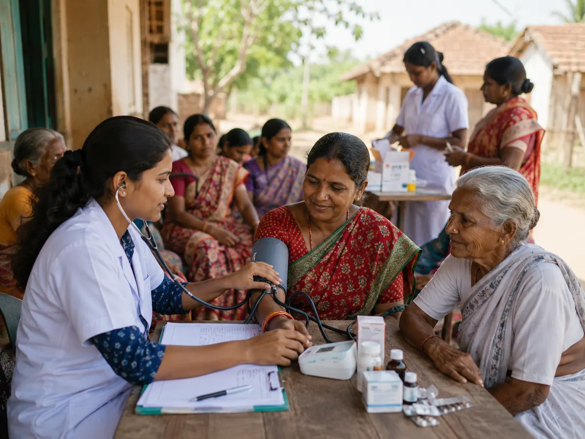 Health awareness camp visual